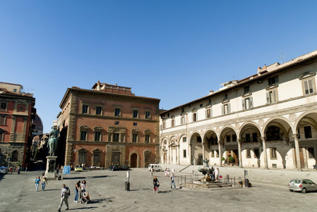 Former foundling Hospital In Florence Italyのeditorial素材