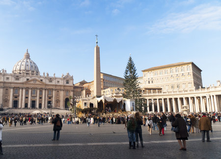 St Peters Basilica in Rome Italyのeditorial素材
