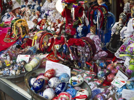 Traditional items in Budapest Hungaryのeditorial素材