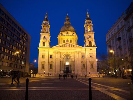 St Stephans Cathedral in Budapest Hungaryの写真素材