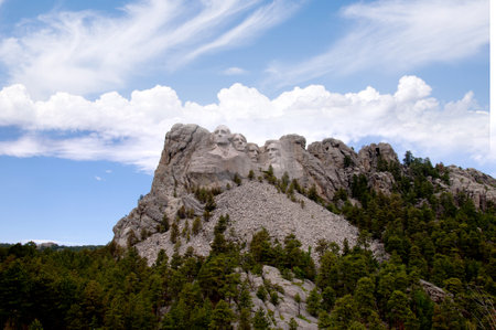 Mount Rushmore in South Dakota USAのeditorial素材