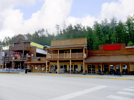 Main Street in Keystone USAのeditorial素材