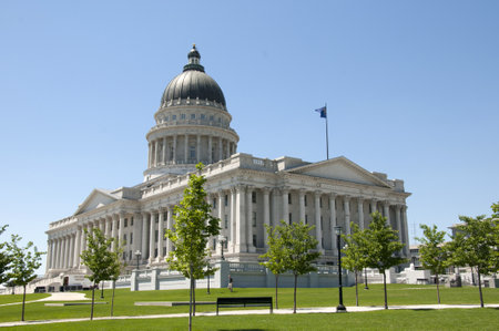 State House in Salt Lake City State Capital of Utahのeditorial素材