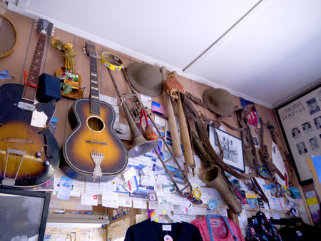 Seligman town on Route 66 in Yavapai County, Arizona, United Statesのeditorial素材