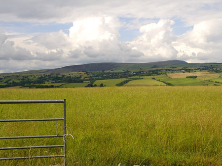 Pendle Hill from Ightenhill in Burnley Lancashire