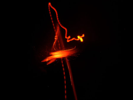 Fireworks on Bonfire night in England          の写真素材