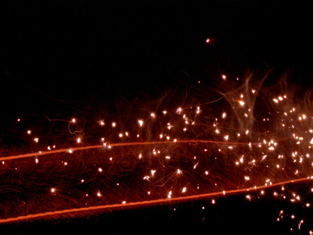 Fireworks on Bonfire night in England          