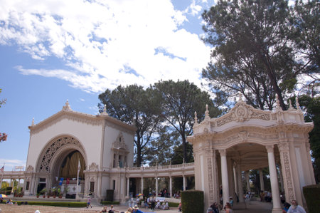 Gigantic Pipe Organ in Balboa Park San Diego California USAのeditorial素材