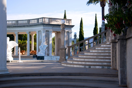 Fabulous House overlooking the California Coast USAの写真素材