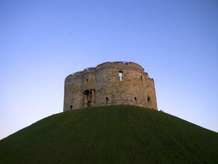 Clifford s Tower in Castle District of York England