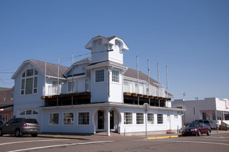 Harbour at Bandon by the Sea on the Coast of Oregon USAのeditorial素材
