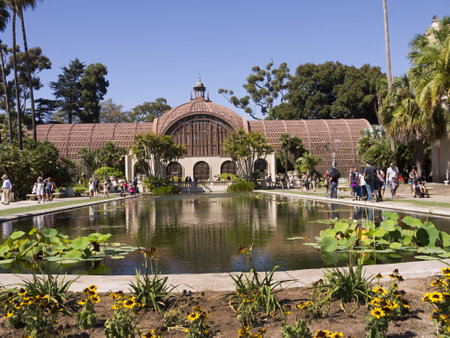 Botanical Garden Building in Balboa Park in San Diego California USAのeditorial素材