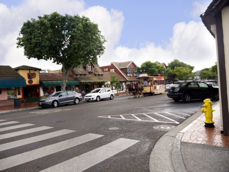 Danish Town of Solvang California USAのeditorial素材