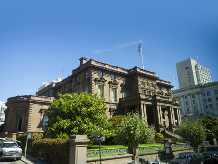 Ornate Building in San Francisco California USAのeditorial素材