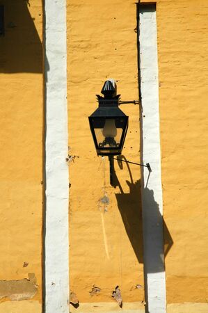 Quiet sunlit corner of Cordoba Spainの写真素材