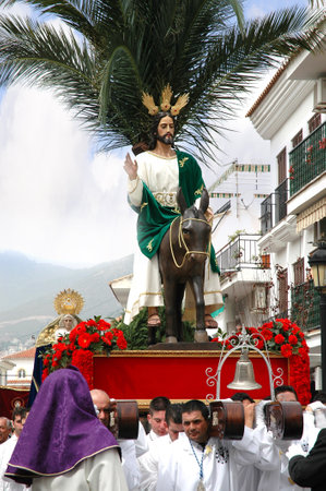 Easter Procession at Arroya la Miel Andalucia Spainのeditorial素材