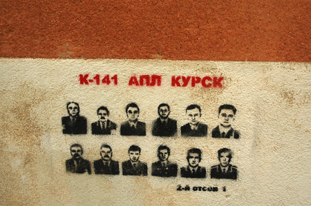 Russian Political graffitti in Venice Italy