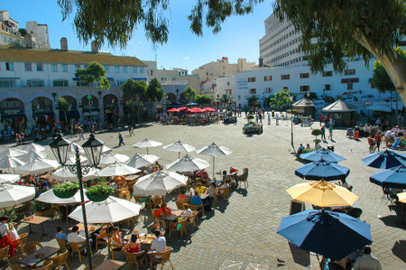 Casemates Square on the Rock of Gibraltar のeditorial素材