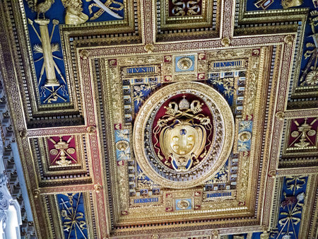 Magnificent Basilica of St John Lateran in Rome Italyのeditorial素材