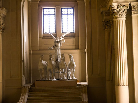Statue in the  Museum in the Vittoriale Monument Rome Italyのeditorial素材
