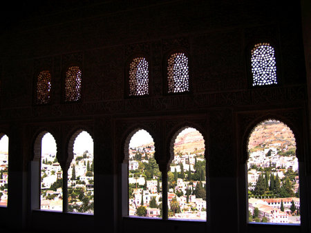 Stone turned to Lace in the Alhambra Palace in Granada Spainのeditorial素材