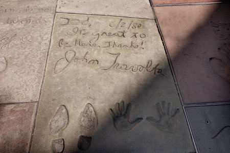 Hollywood Walk of Stars California USAのeditorial素材