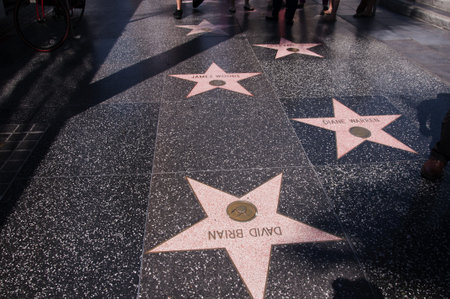 Hollywood Walk of Stars California USA