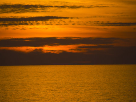 Sunset over Nerja Andalucia Spainのeditorial素材