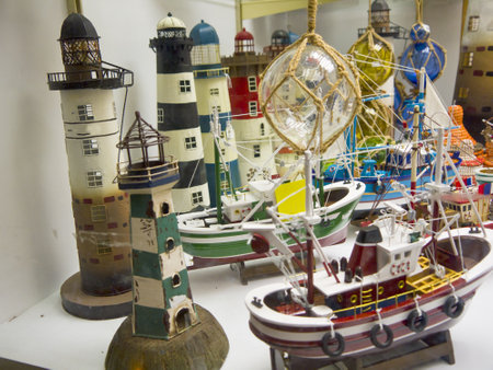 Tourist souvenirs in Nerja Spainのeditorial素材