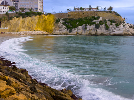 the Castillo area of the old Town of Benidorm Costa Blanca Spainのeditorial素材