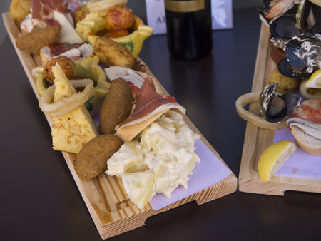 Seafood in Benidorm Costa Blanca Spainのeditorial素材