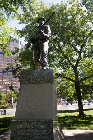 War Memorial in Denver Colorado USAのeditorial素材