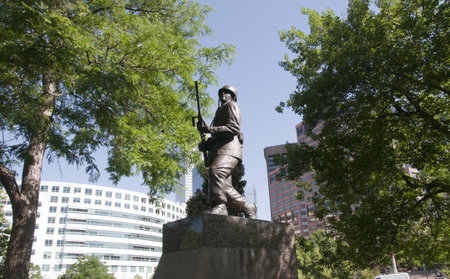 War Memorial in Denver Colorado USAのeditorial素材