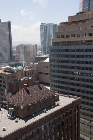 Skyline of Denver Colorado USAのeditorial素材