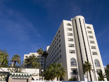 Tallest Luxury hotel in Nerja  Andalucia Spainのeditorial素材