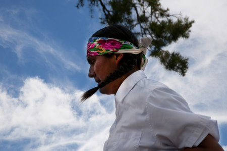 Hopi Indian Dancing in the Grand Canyon National Park Arizona USAのeditorial素材