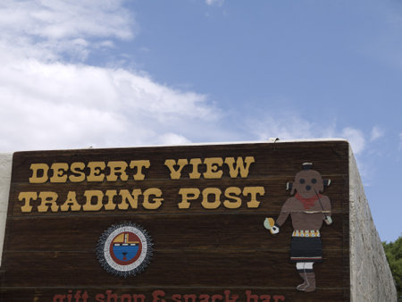 Desert View Trading Post in Grand Canyon National Park Arizonaのeditorial素材