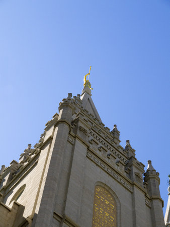 Temple Square in Salt Lake City Utah USAのeditorial素材