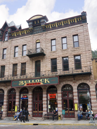 Main Street Deadwood  South Dakota USAのeditorial素材