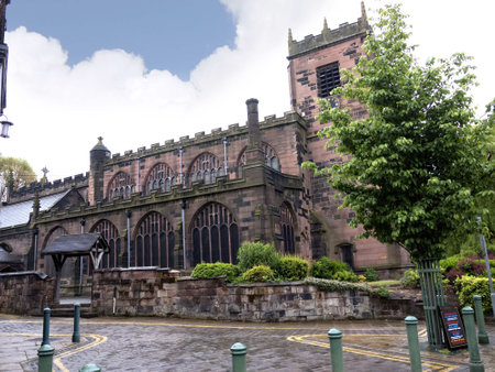 Eccles Parish Church in Salford Greater Manchester Englandのeditorial素材