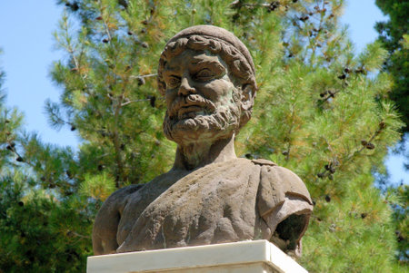 Ithaka is the home of Homers hero, the trickster Ulyssesのeditorial素材