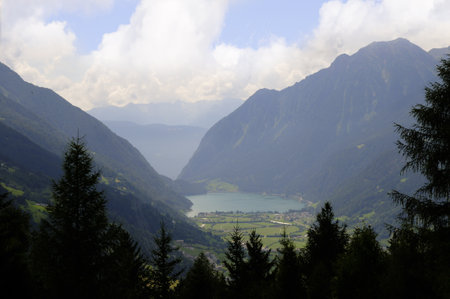 Swiss Alps near St Moritz Switzerland Europeのeditorial素材