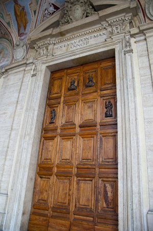 Magnificent Basilica of St John Lateran in Rome Italyのeditorial素材