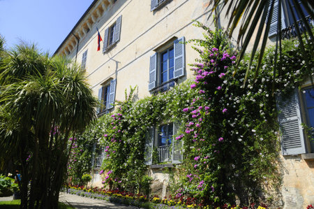 Isola Madre Island in Lake Maggiore in Northern Italyのeditorial素材