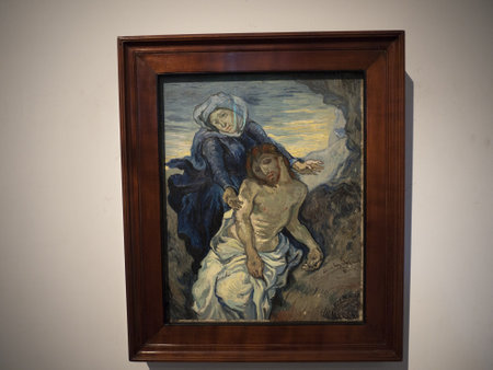 Van Goch Painting in In Rome the Vatican museums and the churches take your breath away. のeditorial素材