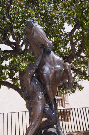 Horse statue in Balboa Park San Diego California USAのeditorial素材
