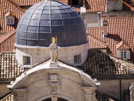The Walled City of Dubrovnic in Croatia Europe It is one of the most delightful tourist resorts of the Mediterranean. Dubrovnik is nicknamed "Pearl of the Adriaticのeditorial素材
