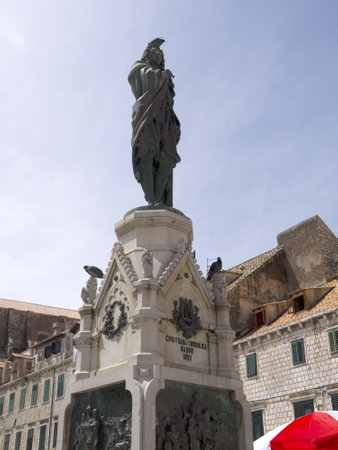 The Walled City of Dubrovnic in Croatia Europe It is one of the most delightful tourist resorts of the Mediterranean. Dubrovnik is nicknamed "Pearl of the Adriaticのeditorial素材