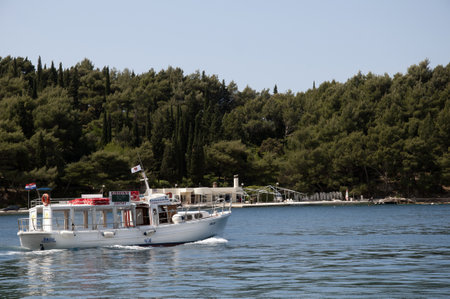 Cavtat a beautiful town by the sea in Croatiaのeditorial素材