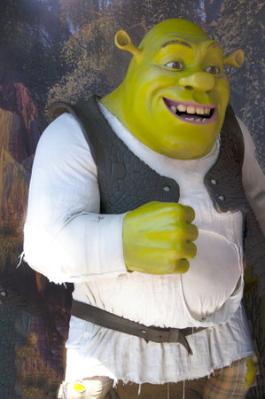 Huge model of Ogre at Universal Studios California USAのeditorial素材